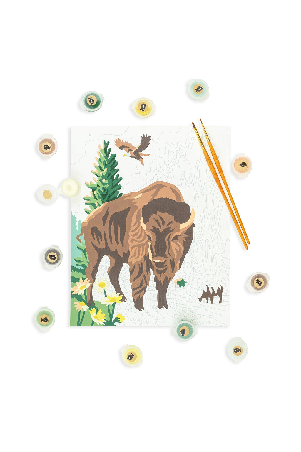 Yellowstone National Park | 8x10 paint-by-number kit